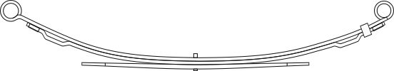 CS GERMANY Многолистовая рессора 10.200.210.00